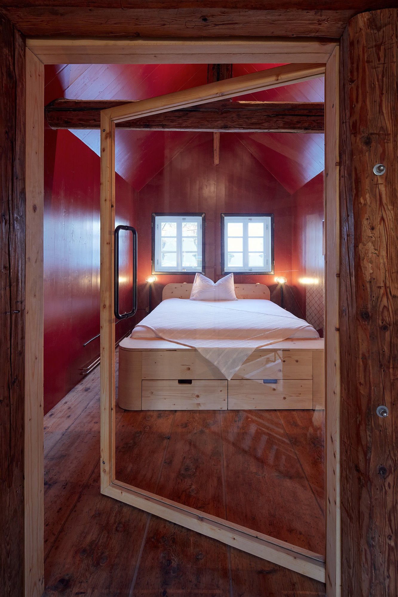 Dormitorio principal cabaña 