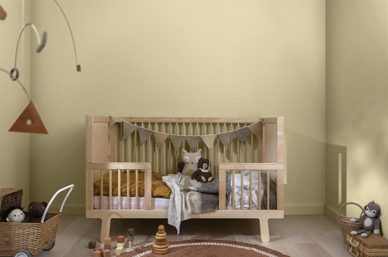 Las habitaciones infantiles también salen favorecidas con este color que tiene una conexión directa on la tierra. 