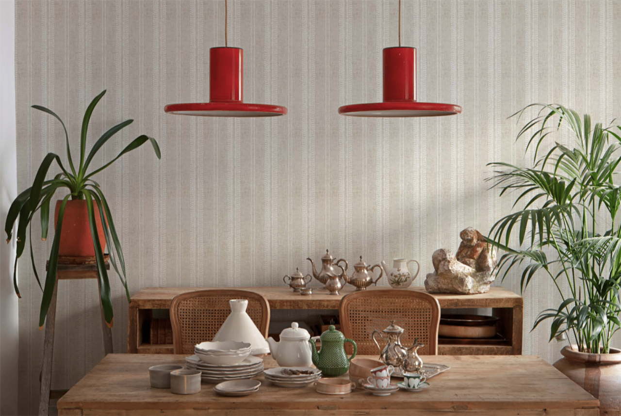 Papel con motivo de sisal, una textura natural que se entrelaza en forma de rombos.
