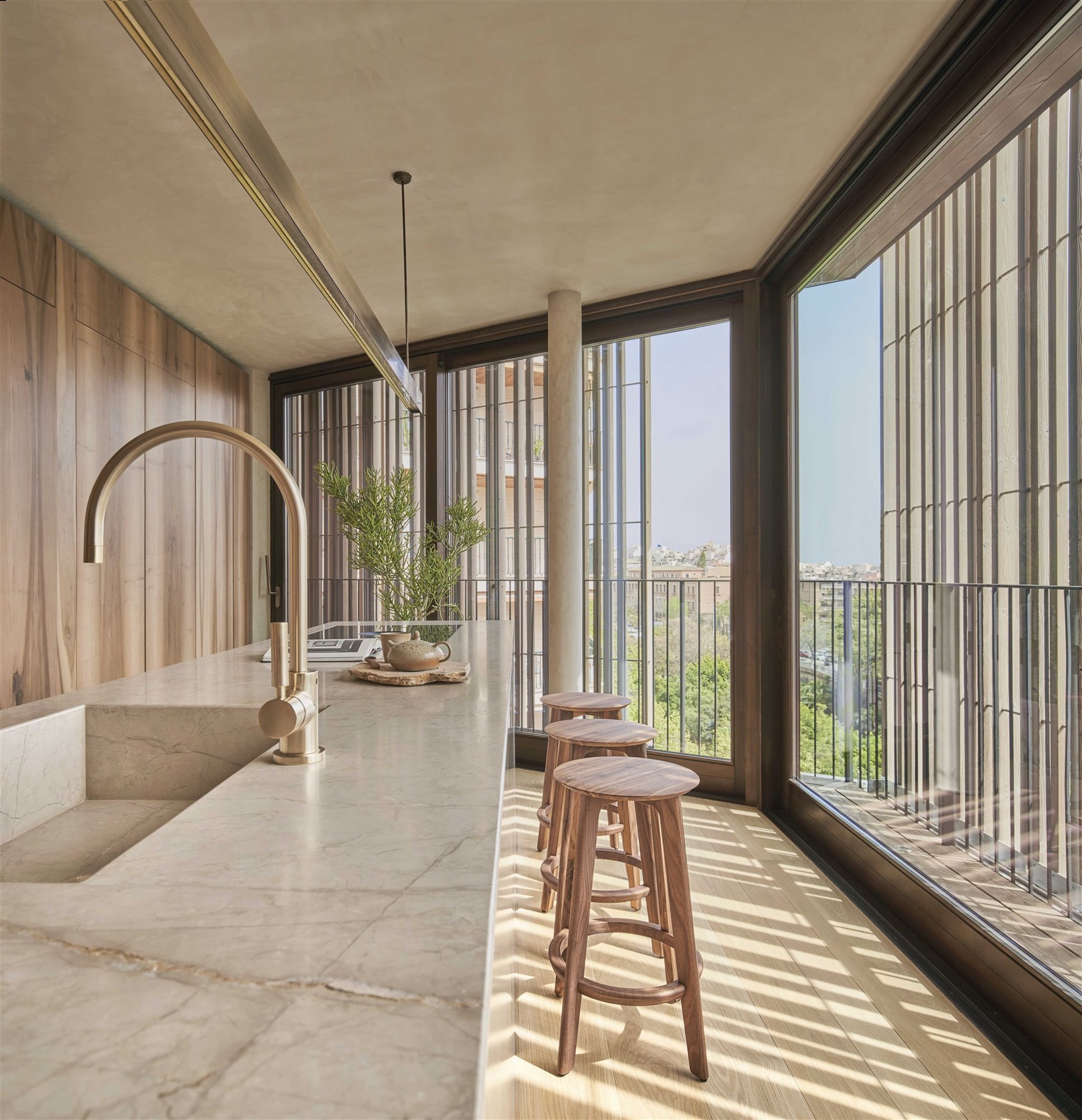 Ohlab edificio passivhaus mallorca  cocina