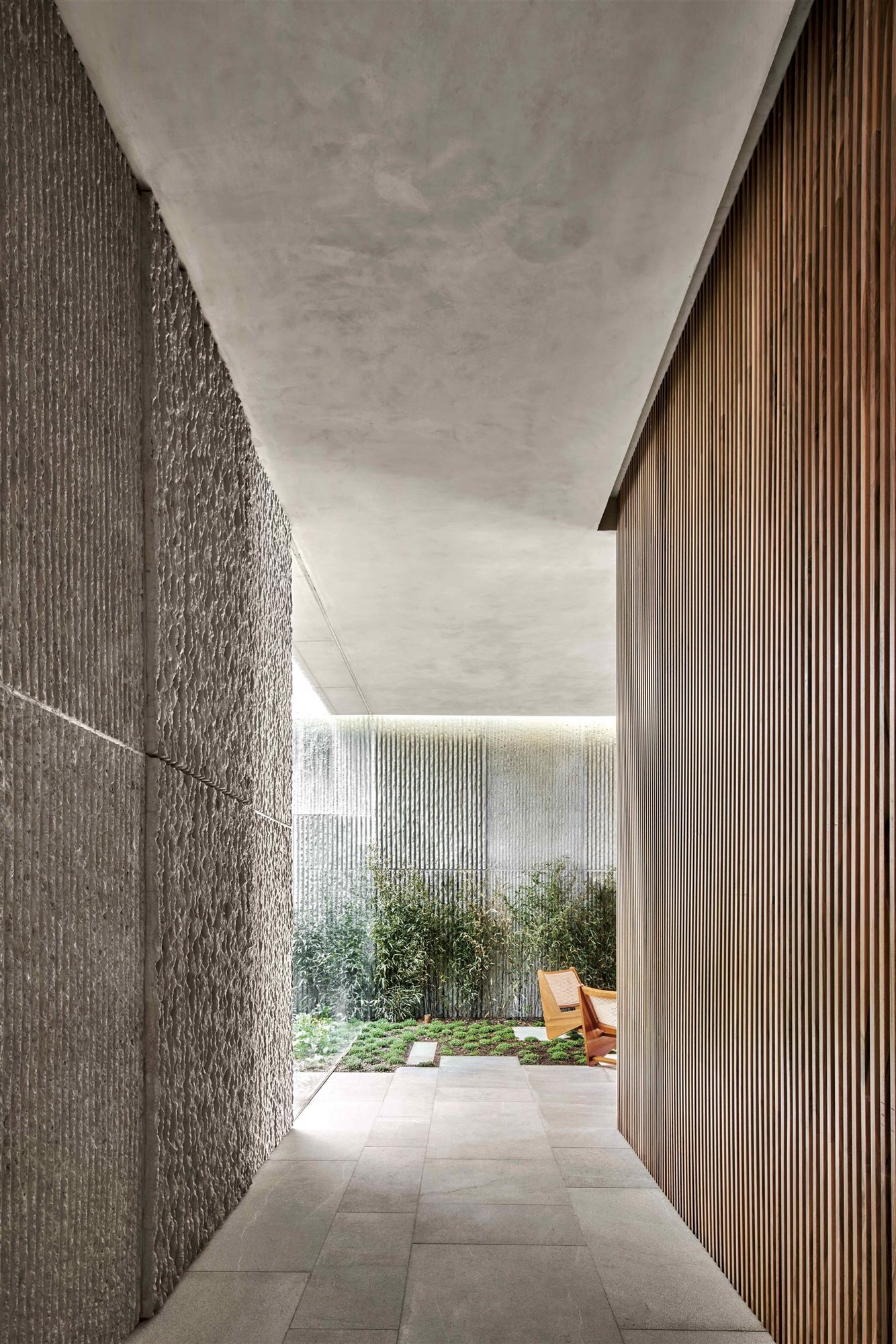 Ohlab edificio passivhaus mallorca  jardin. Ohlab edificio passivhaus mallorca  jardín