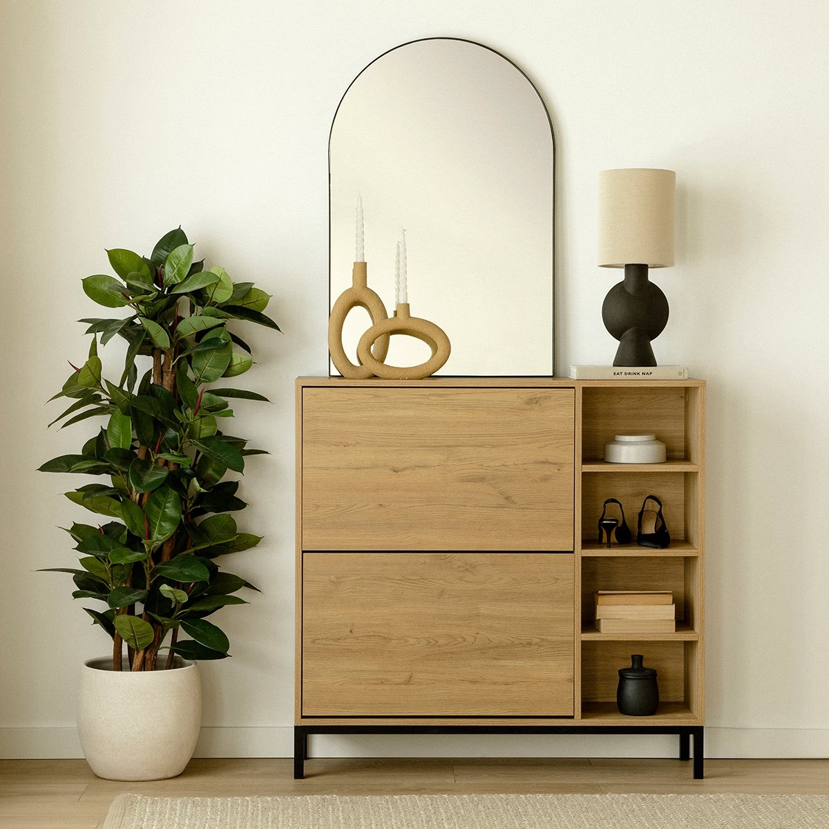 Mueble Zapatero madera pequeño