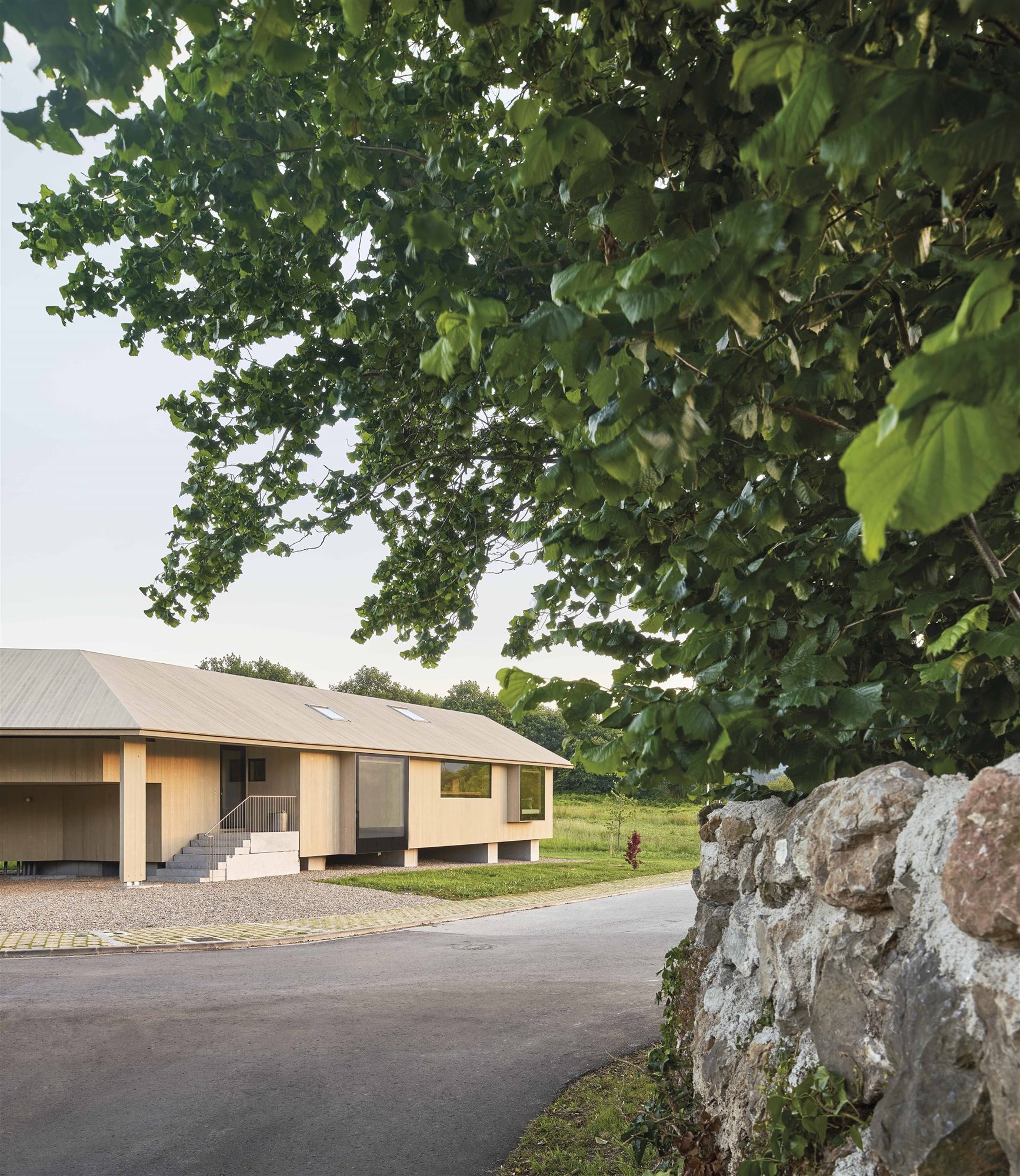 Casa pasiva arteaga exterior