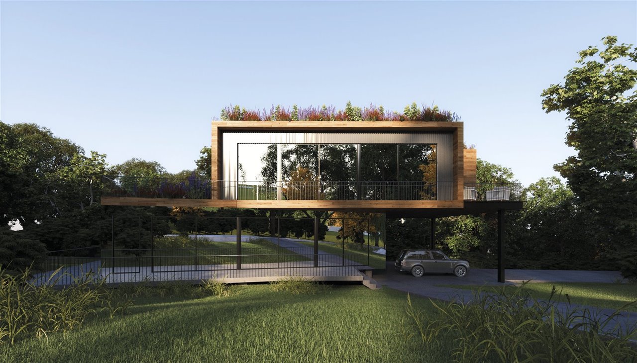 Casa prefabricada de Freehand Arquitectura