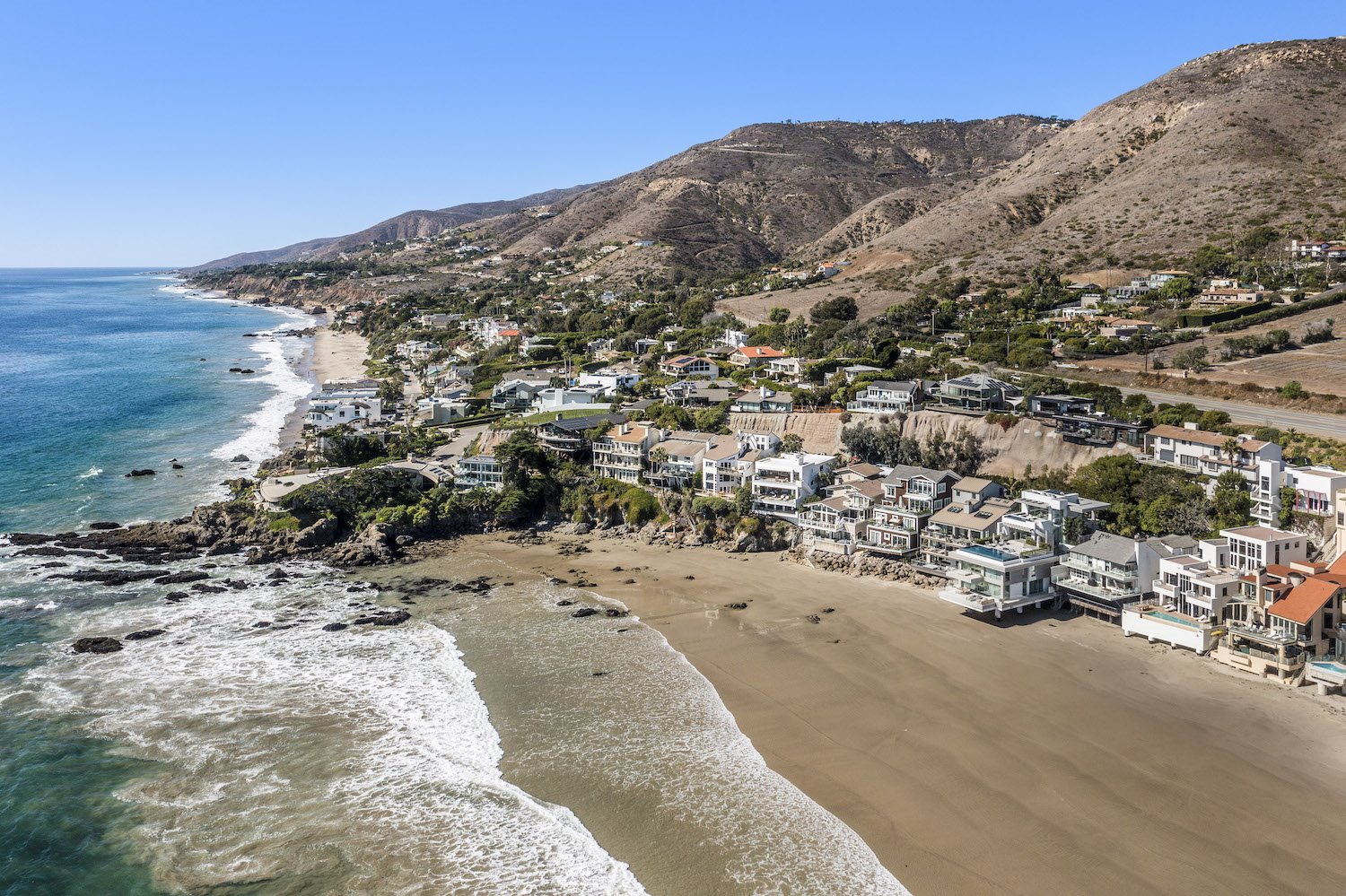 casa steve mcqueen alic macgraw malibú vista aérea