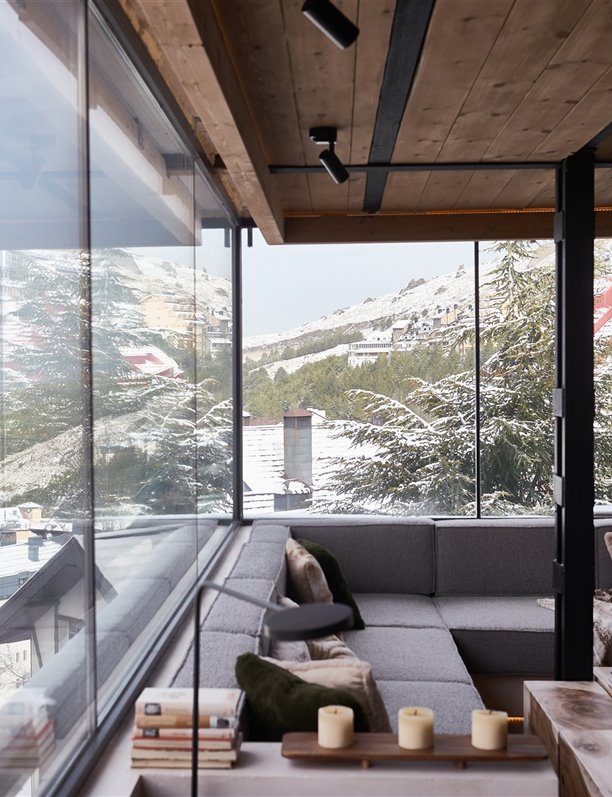 Esta es la casa en la que queremos estar mientras vemos nevar
