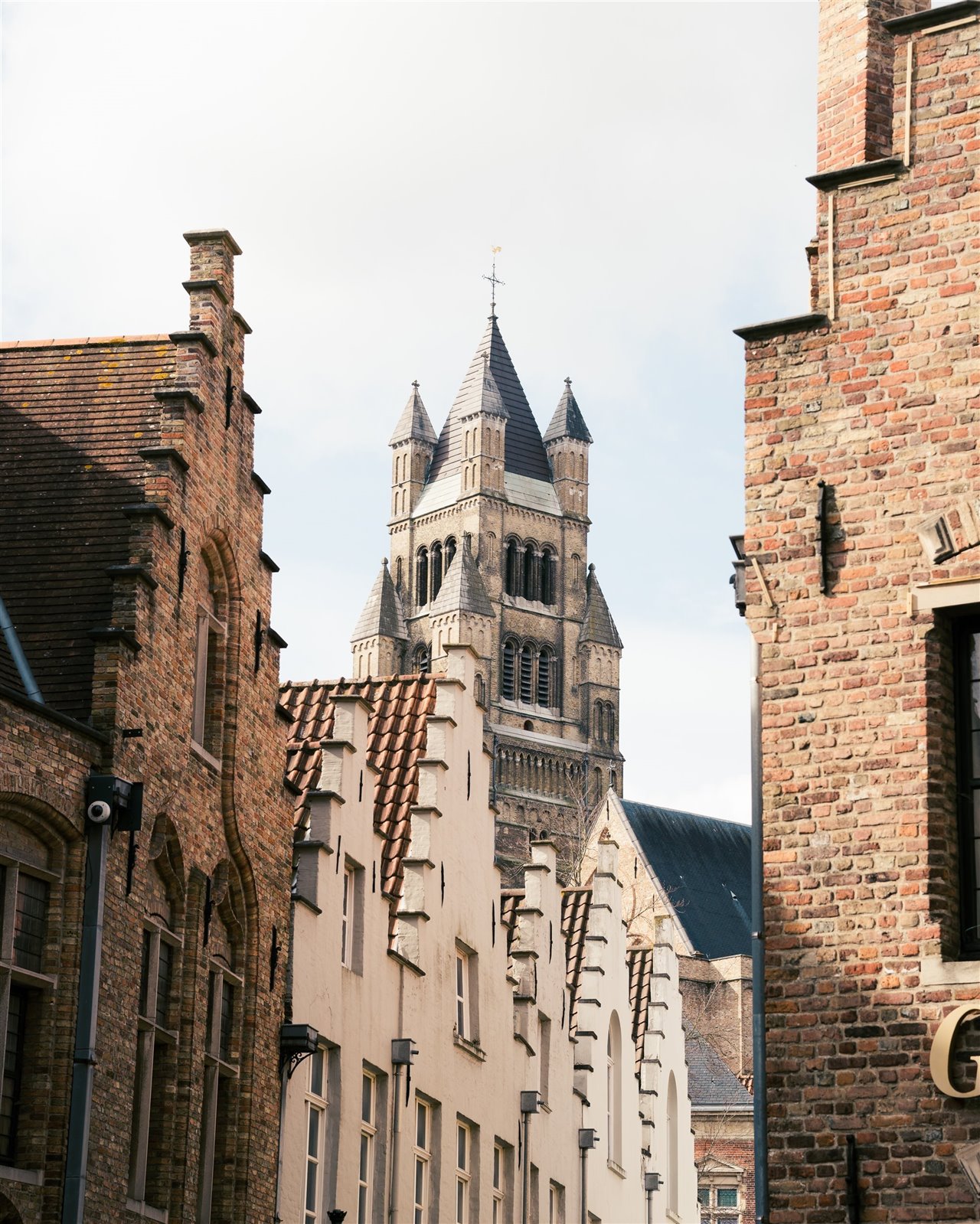 El campanario de Brujas (Bélgica).