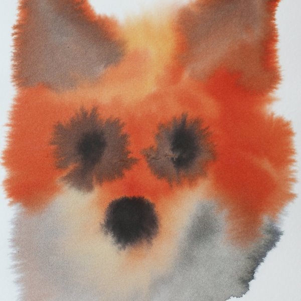 El artista que pinta sobre papel mojado animales en libertad