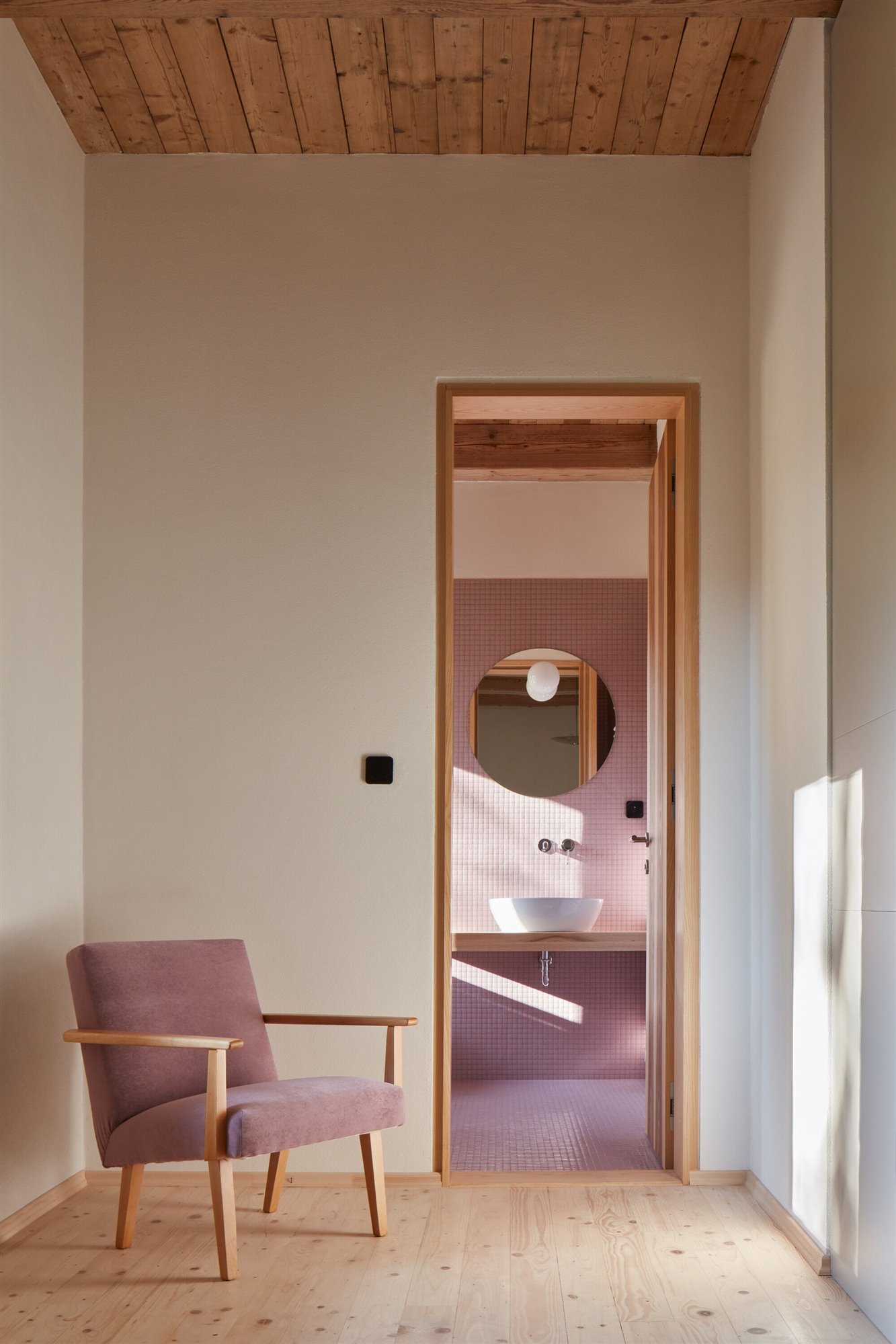 baño rosa