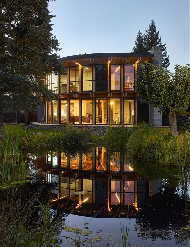 Esta casa passivhaus apenas genera residuos, se calienta con la energía del sol y aprovecha el agua de lluvia