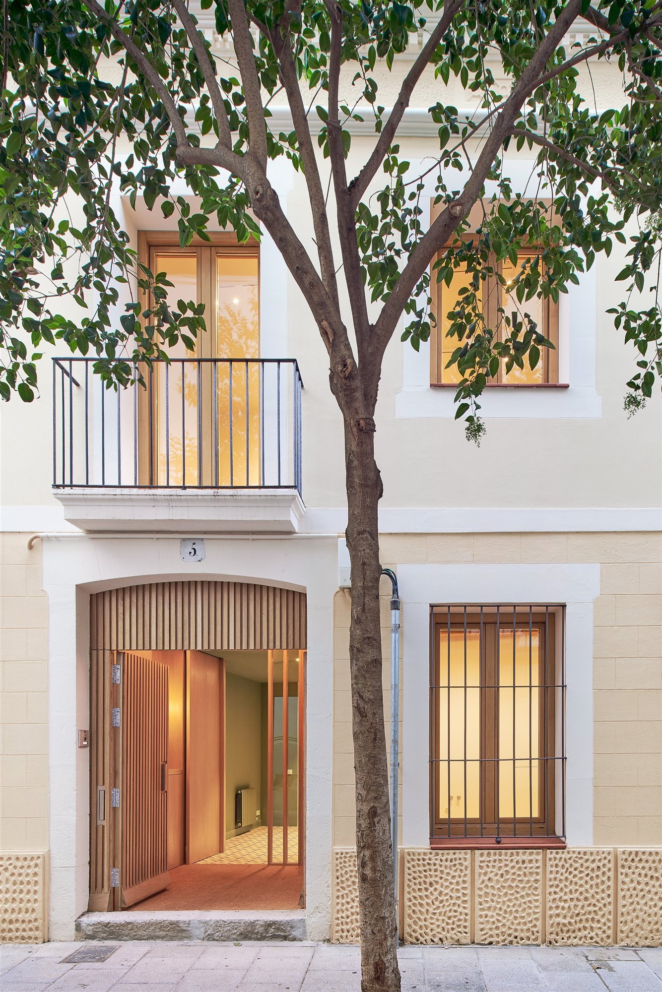 Fachada exterior septeimbre arquitectura 