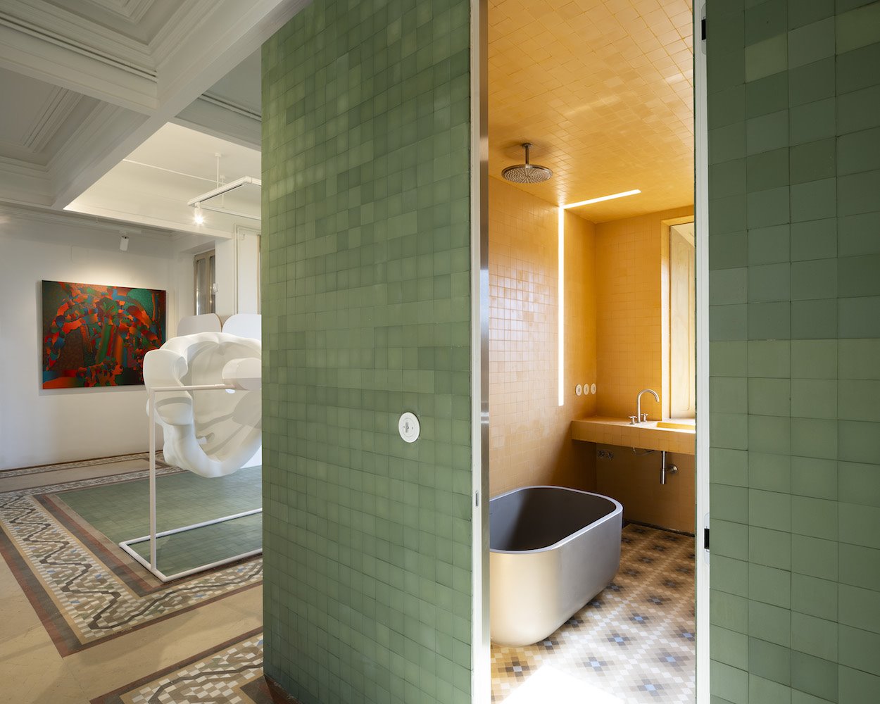 Proyecto “Vivienda/Galería en la Gran Vía de Granada”, de Annona Arquitectura (Silvia Cabrera Jiménez y Felipe Hita Suárez, con la colaboración de Ana Frías). Foto: Javier Callejas