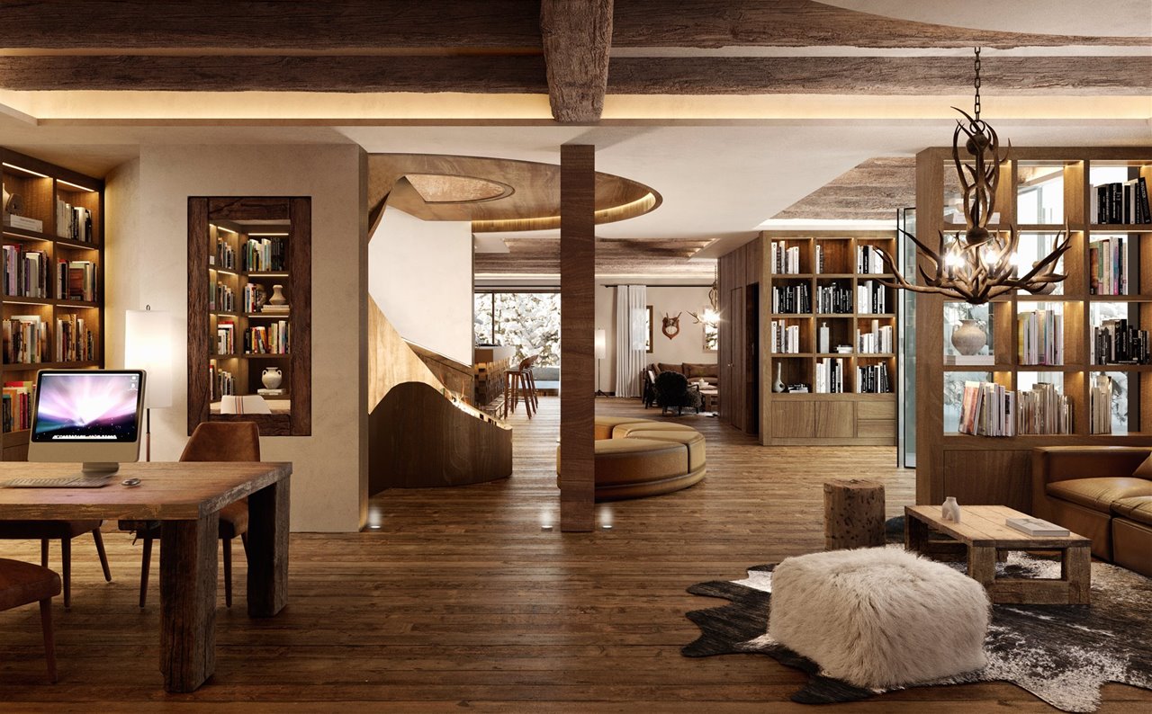 El hotel Maribel, un clásico de Sierra Nevada (Granada), se estrena esta temporada con un cambio de imagen total, convertido en un chalet alpino.
