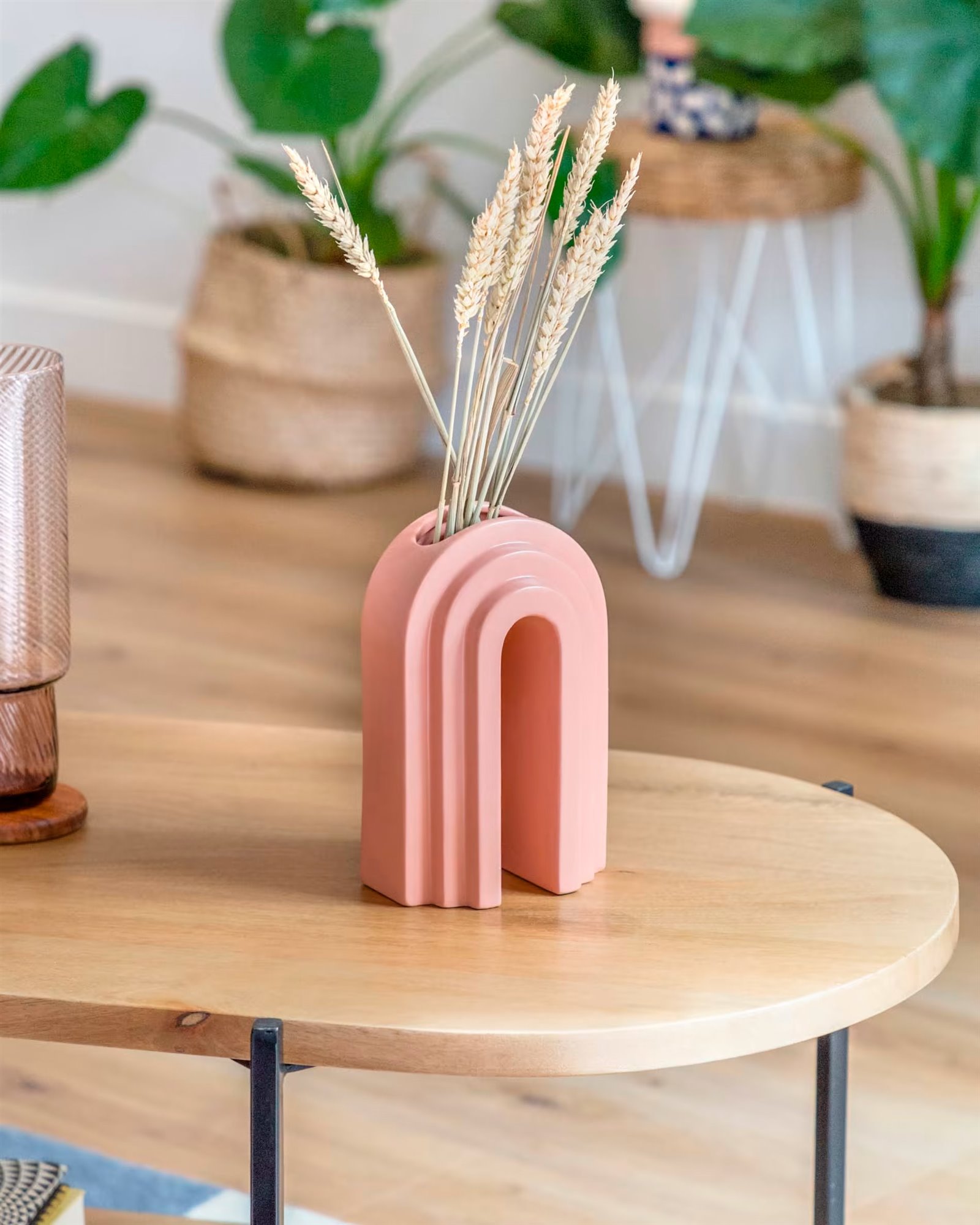 Macetero rosa Kave Home