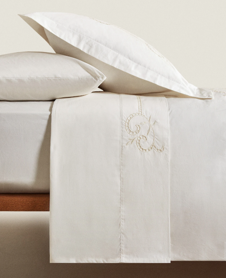 Sábanas de Zara Home.