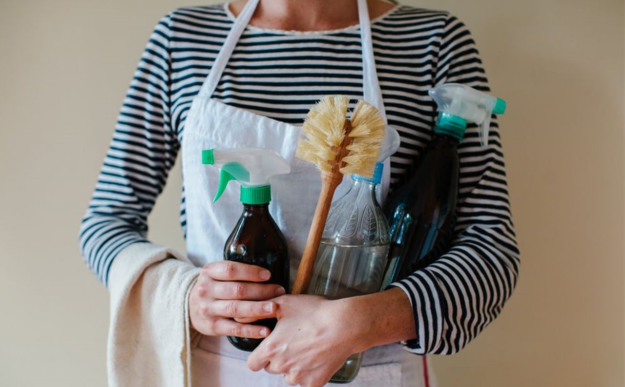 Limpieza casera con produtos sostenibles