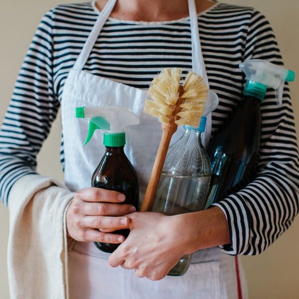 Limpieza casera con produtos sostenibles