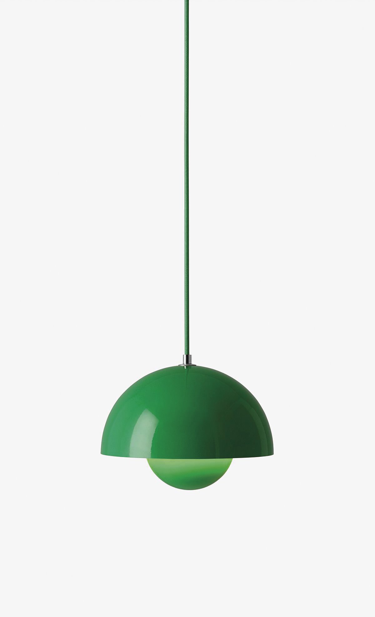 Lámpara Flowerpot VP1, de Verner Panton para &Tradition. 