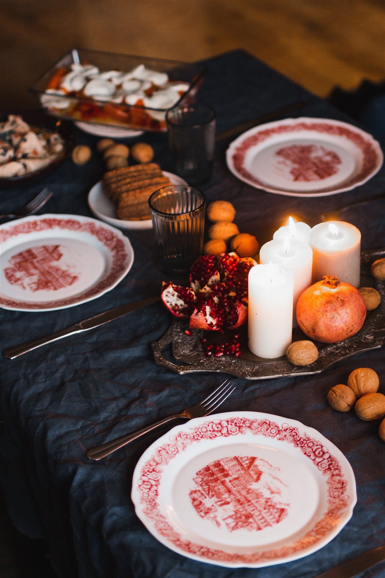 Una mesa de Navidad con mucho carácter
