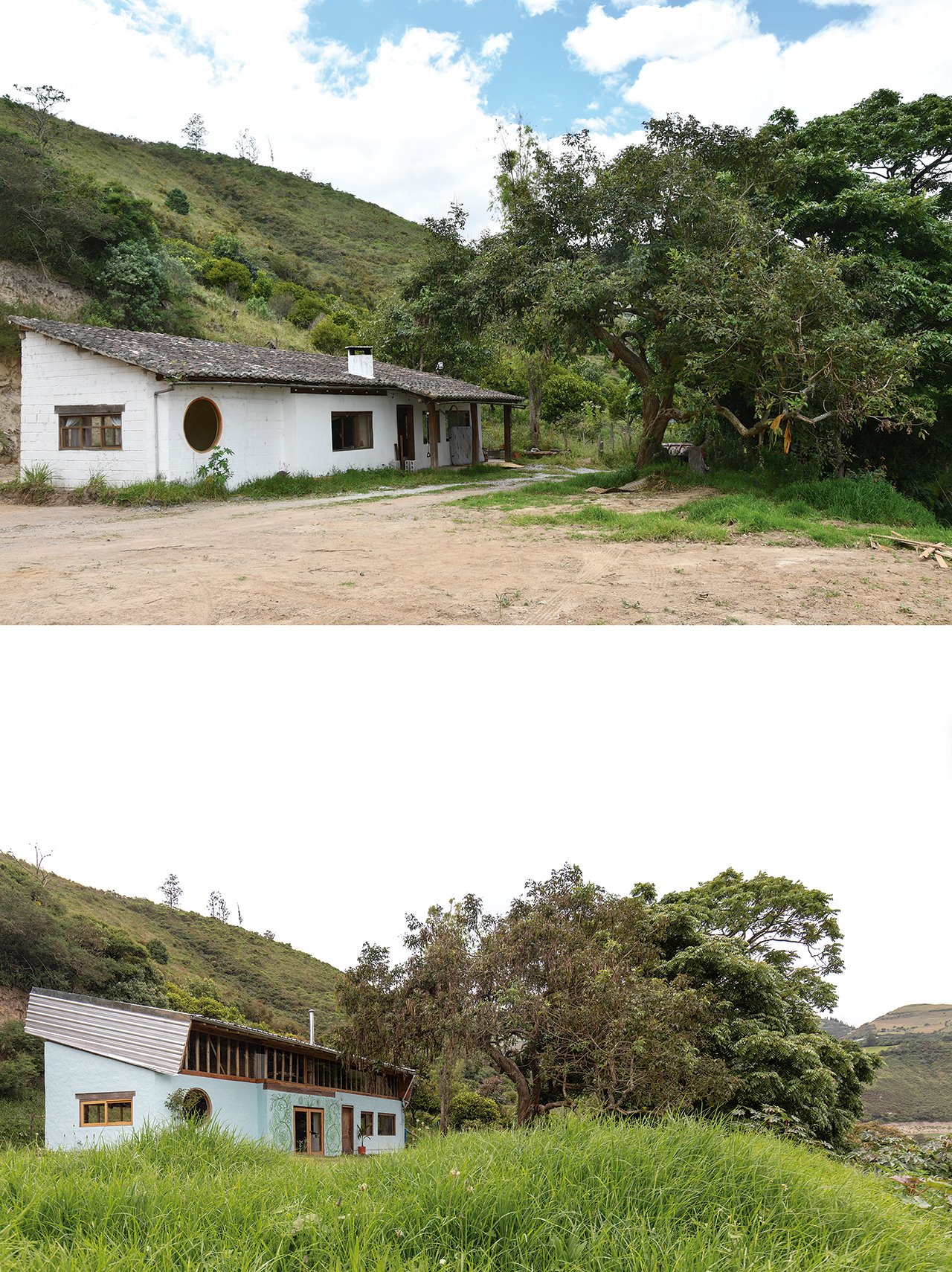 Casa Los Nidos del Cholan. El antes y el después