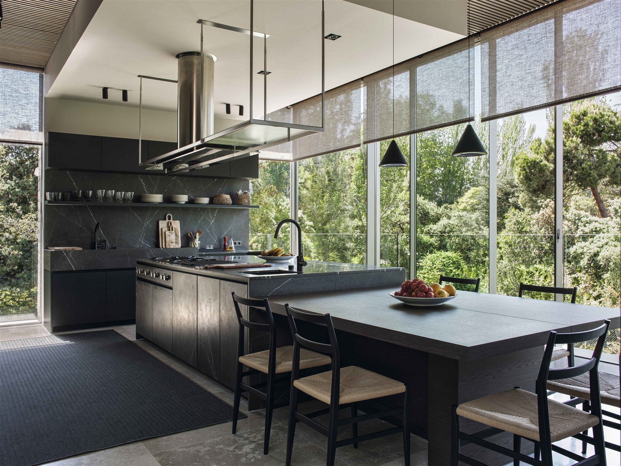 casa hormigon belen domecq cocina