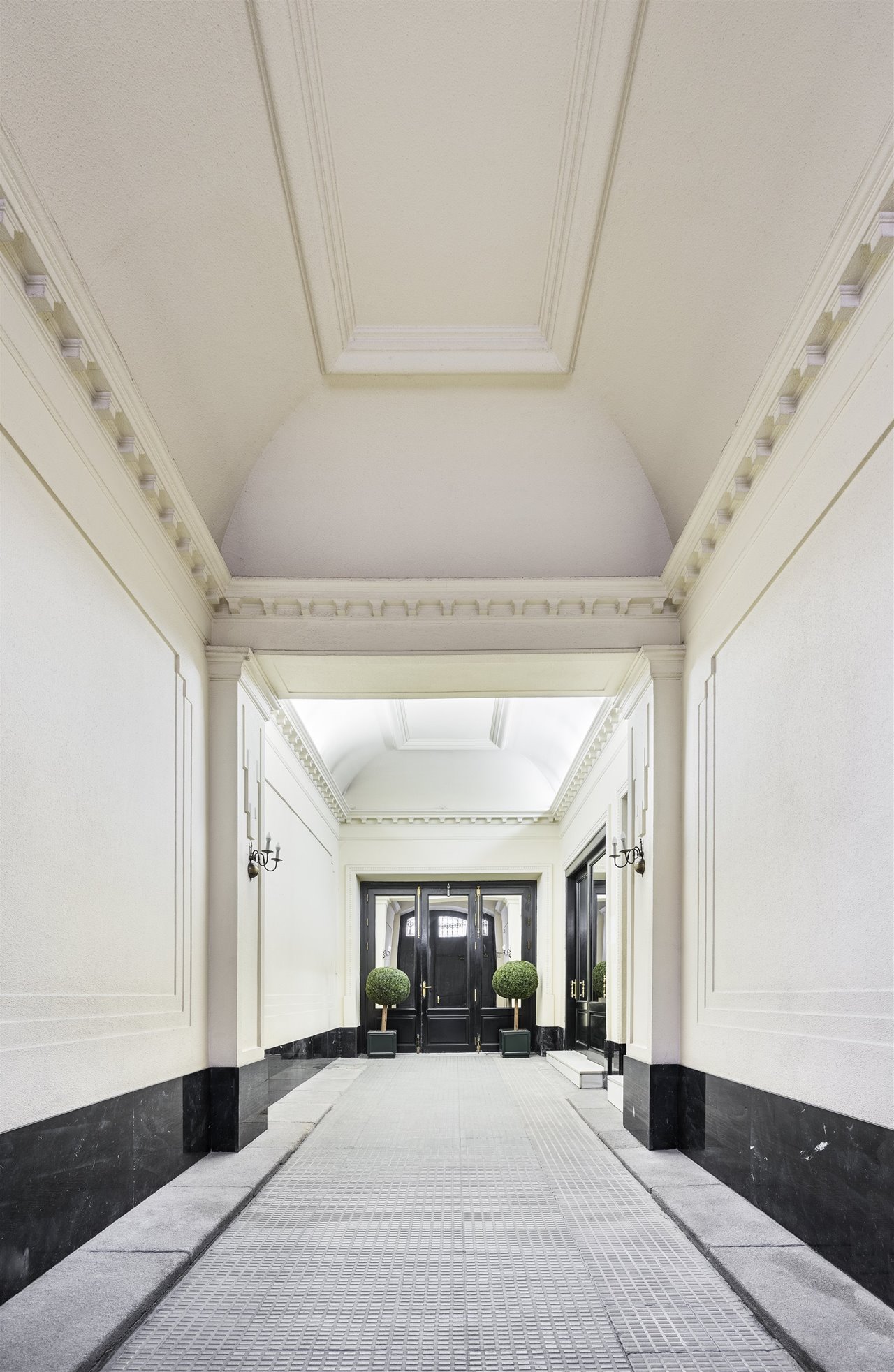 Un interior muy clásico y elegante.