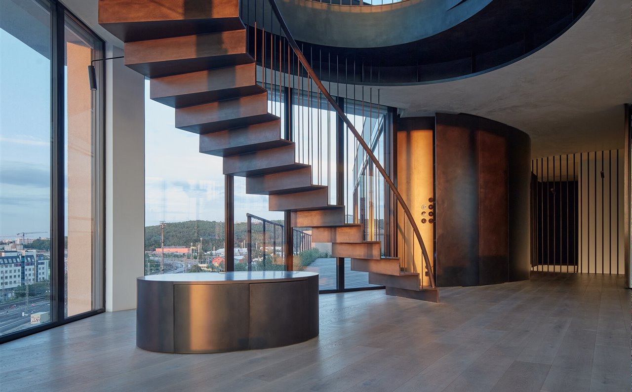 Las escaleras suelen convertirse en un elemento perfecto para lucimiento de los arquitectos e interioristas