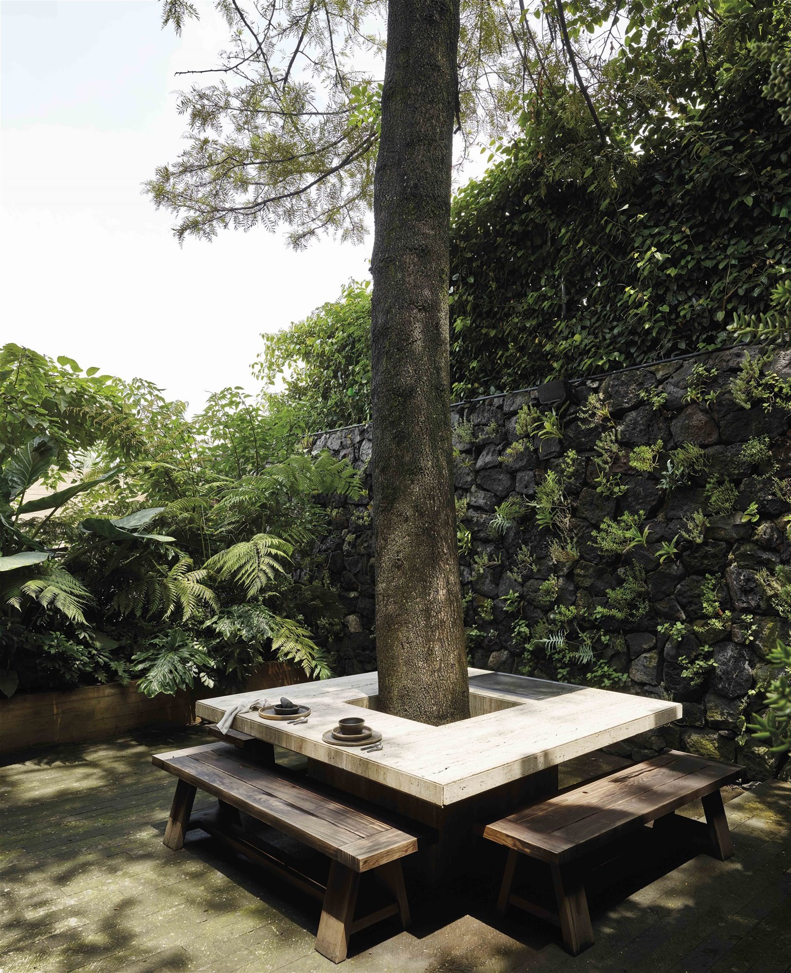 Manuel Cervantes casa mexico terraza