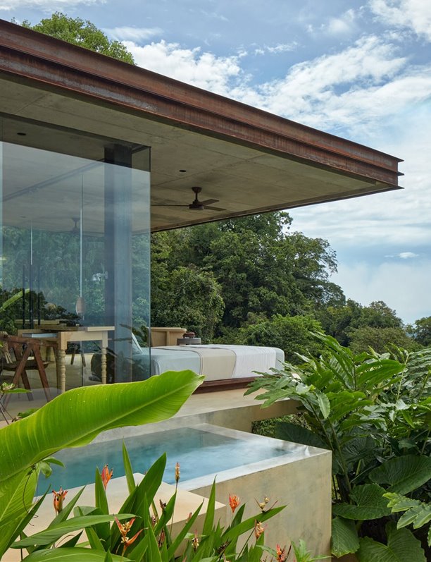¿Cómo levitan estas dos villas de arquitectura biofílica sobre la selva de Costa Rica? 
