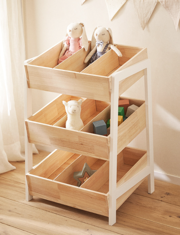 zara home estantes cajones