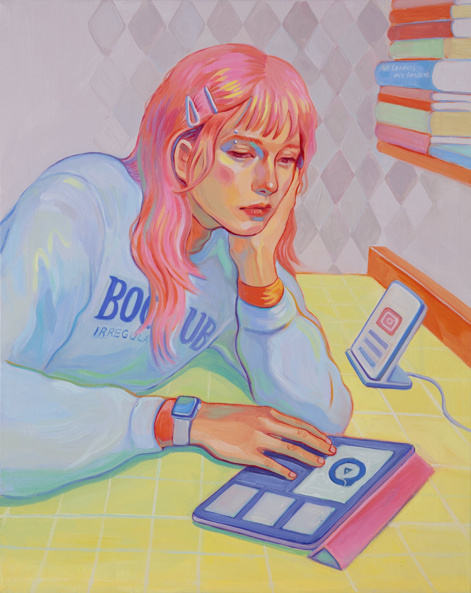'Irregular book club', 2022, OTA, Cohle Gallery