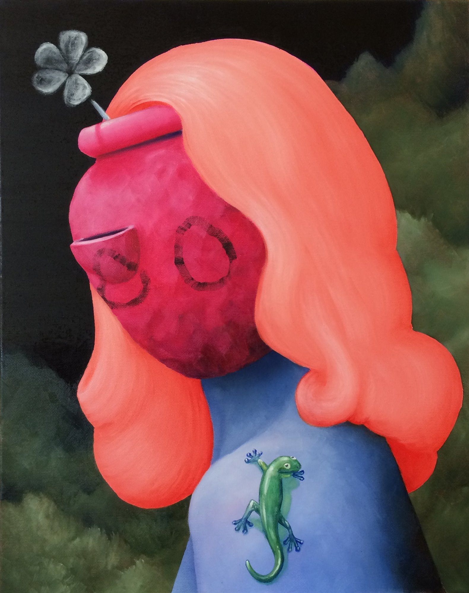 'Park at night', 2022, Ben Cooney, Cohle Gallery