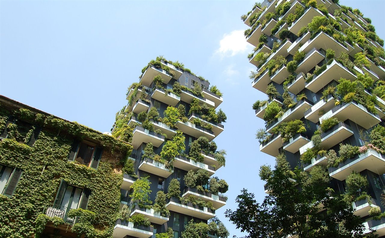 El Bosco Verticale en Milán, de Stefano Boeri Architetti. 