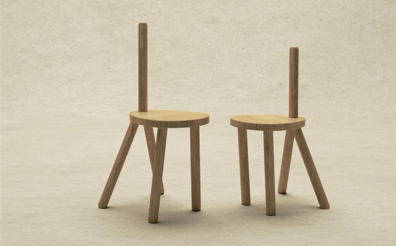 Sillas Y, así llamadas por sus patas traseras.