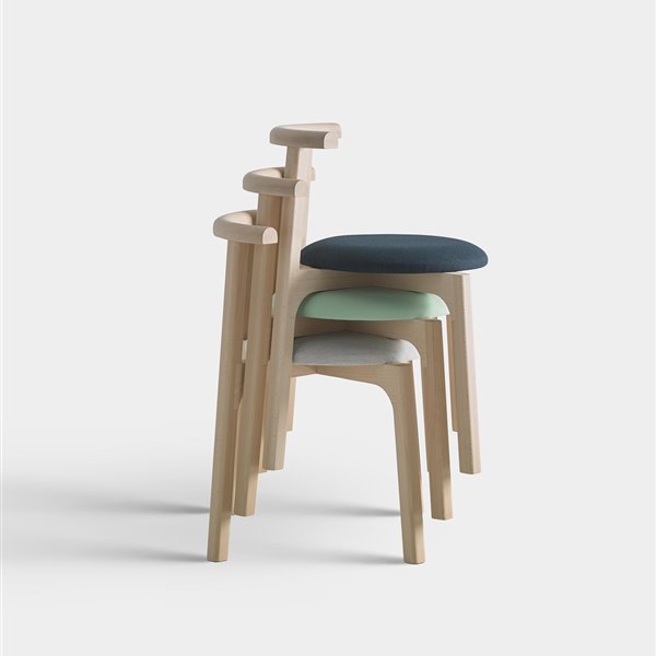 Una silla inspirada en la arquitectura de Chirico firmada por StudioEstudio