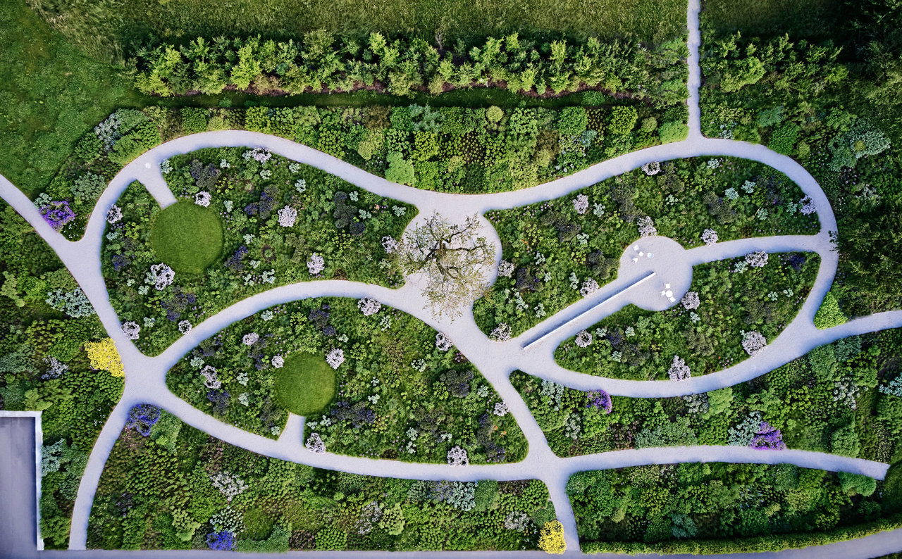 Composición vegetal del arquitecto de jardines Piet Oudolf