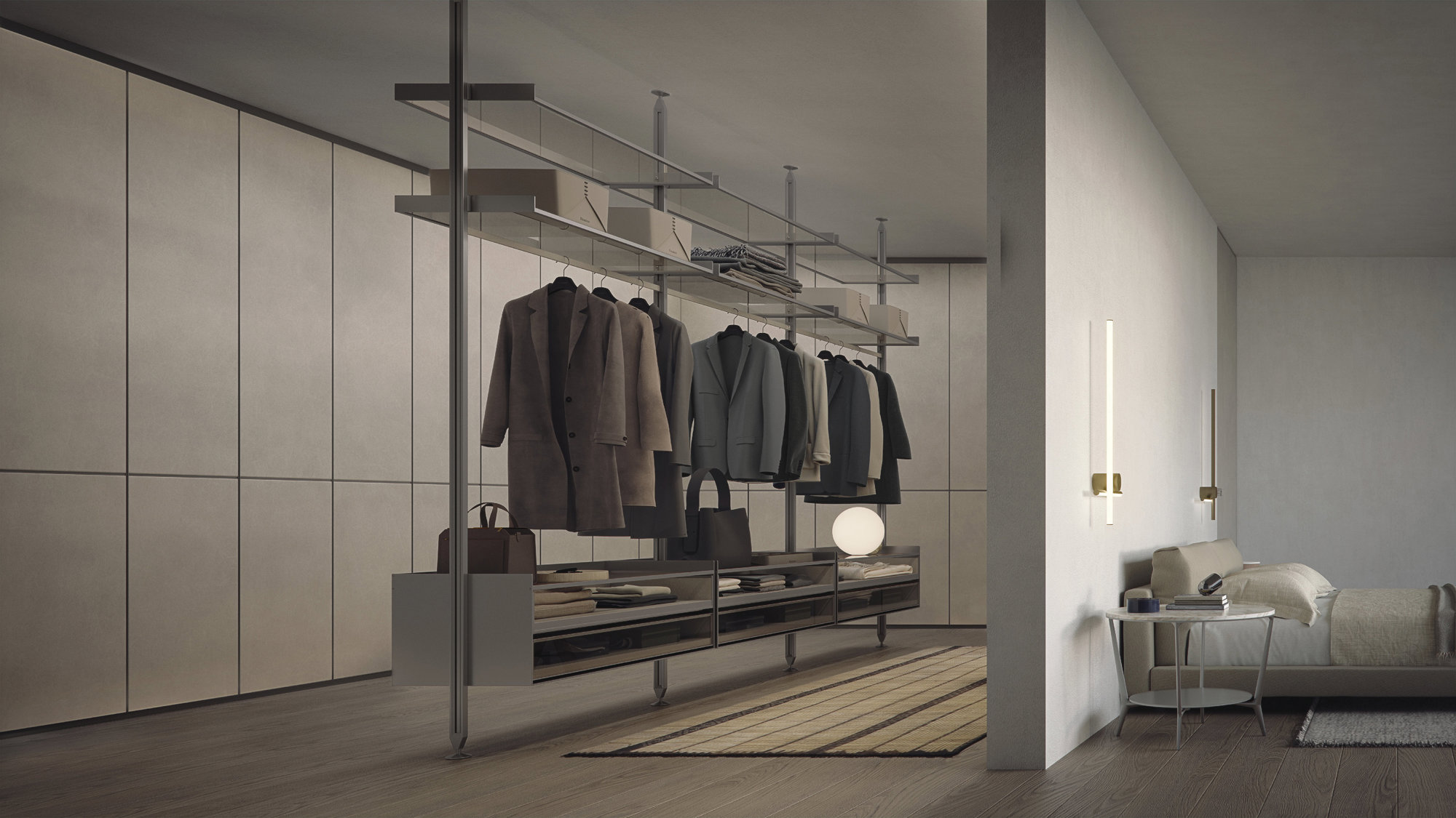 Rimadesio Zenit walk in closet 02
