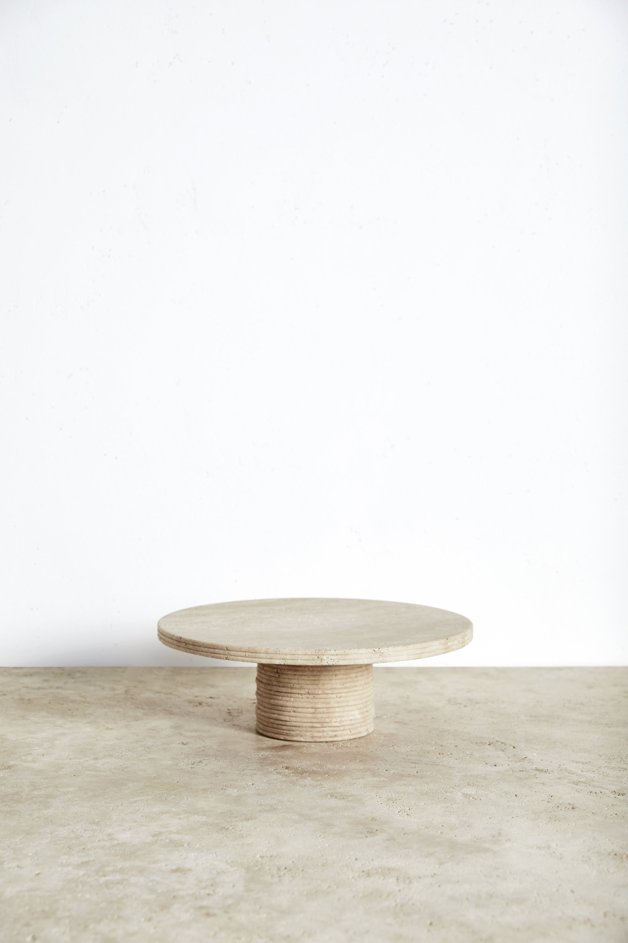 Stacked Cake Stand   Travertine, $600, Kelly Wearstler   www kellywearstler com