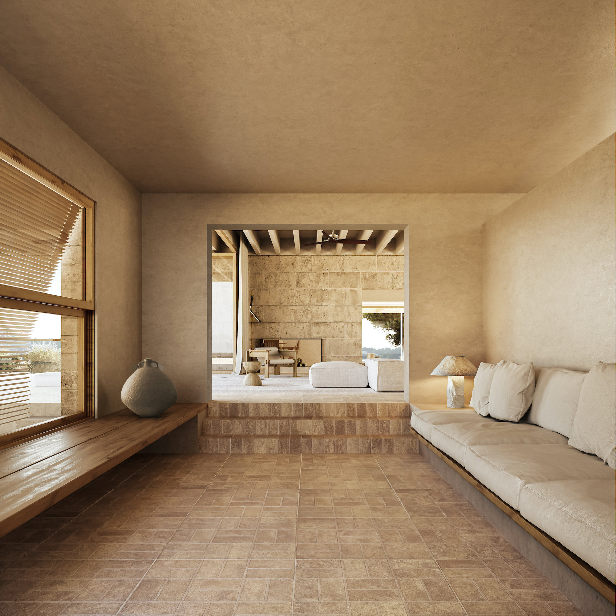 La casa Nandini, en Ibiza, del estudio Mesura, acude al genius loci para explotar toda su belleza natural. 