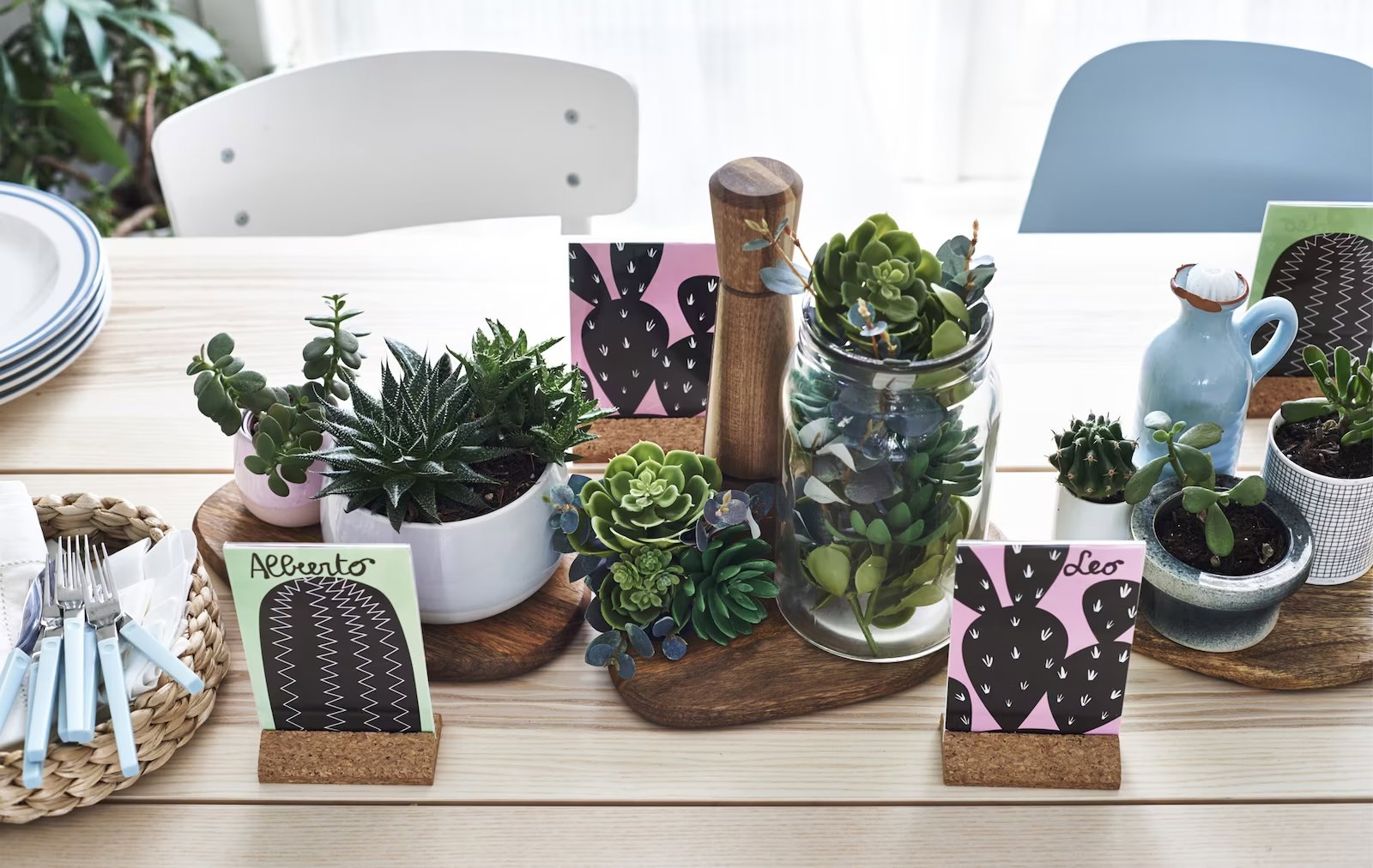 Una mesa bien plantada 