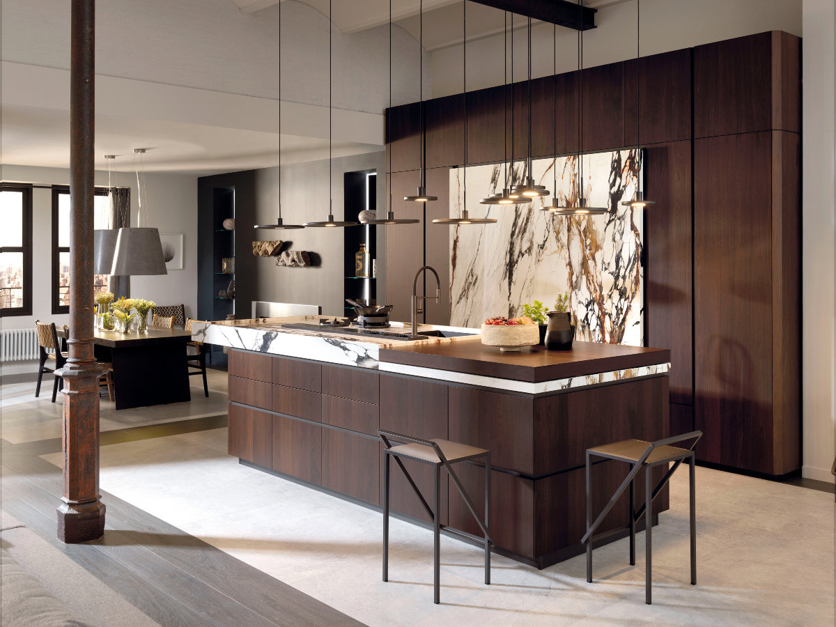 Cocina de la firma Gamadecor, de Porcelanosa