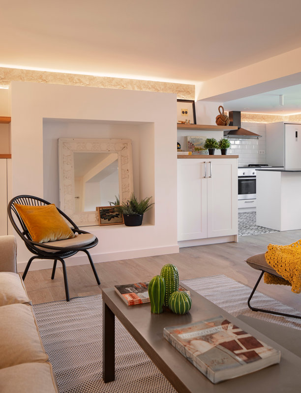 Los txokos vascos se modernizan: así se ha transformado este de 30 metros en clave contemporánea