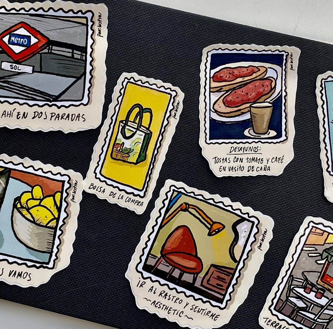 Pegatinas de Madrid
