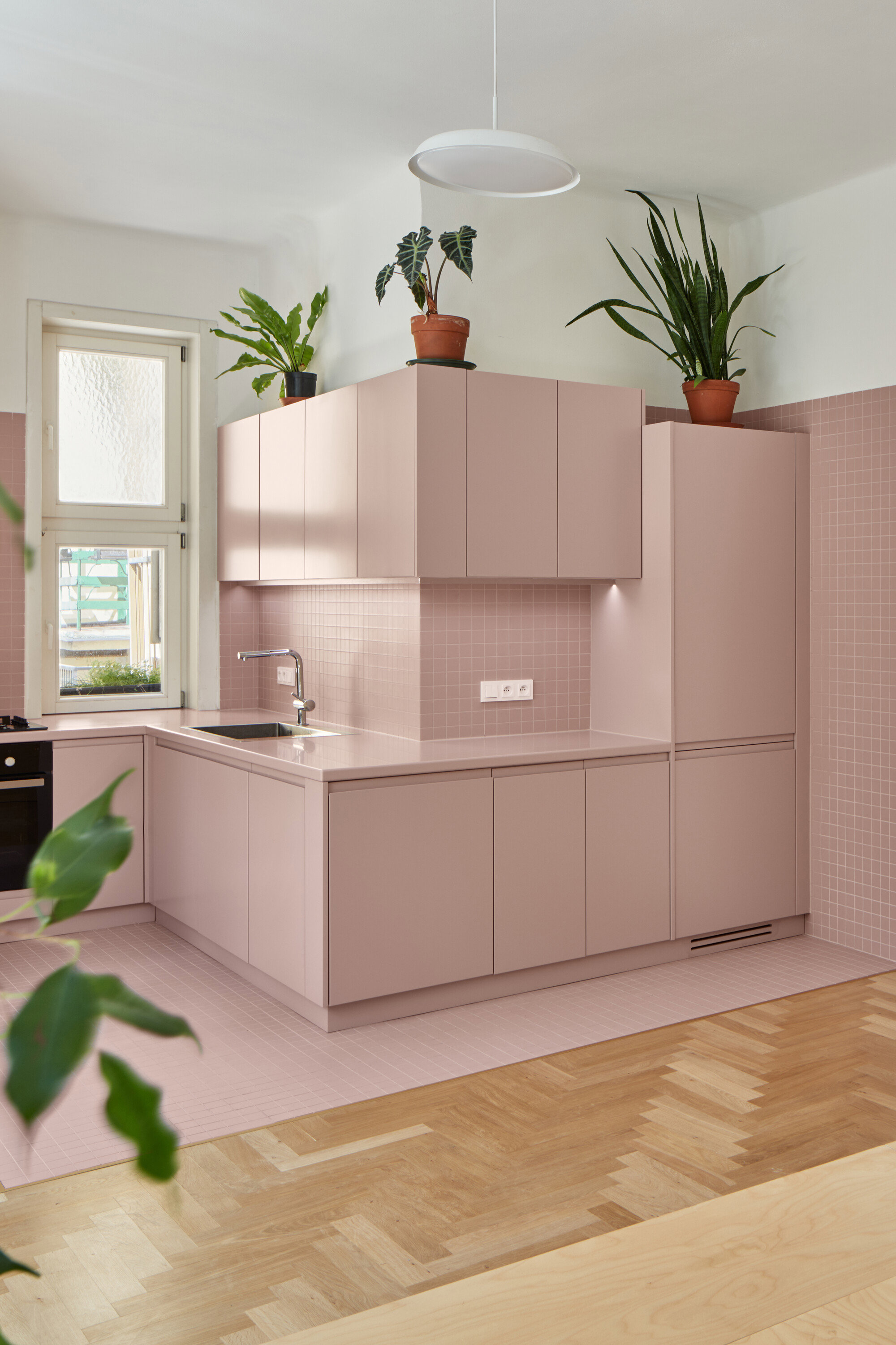 Apartamento en Praga 44 metros cocina