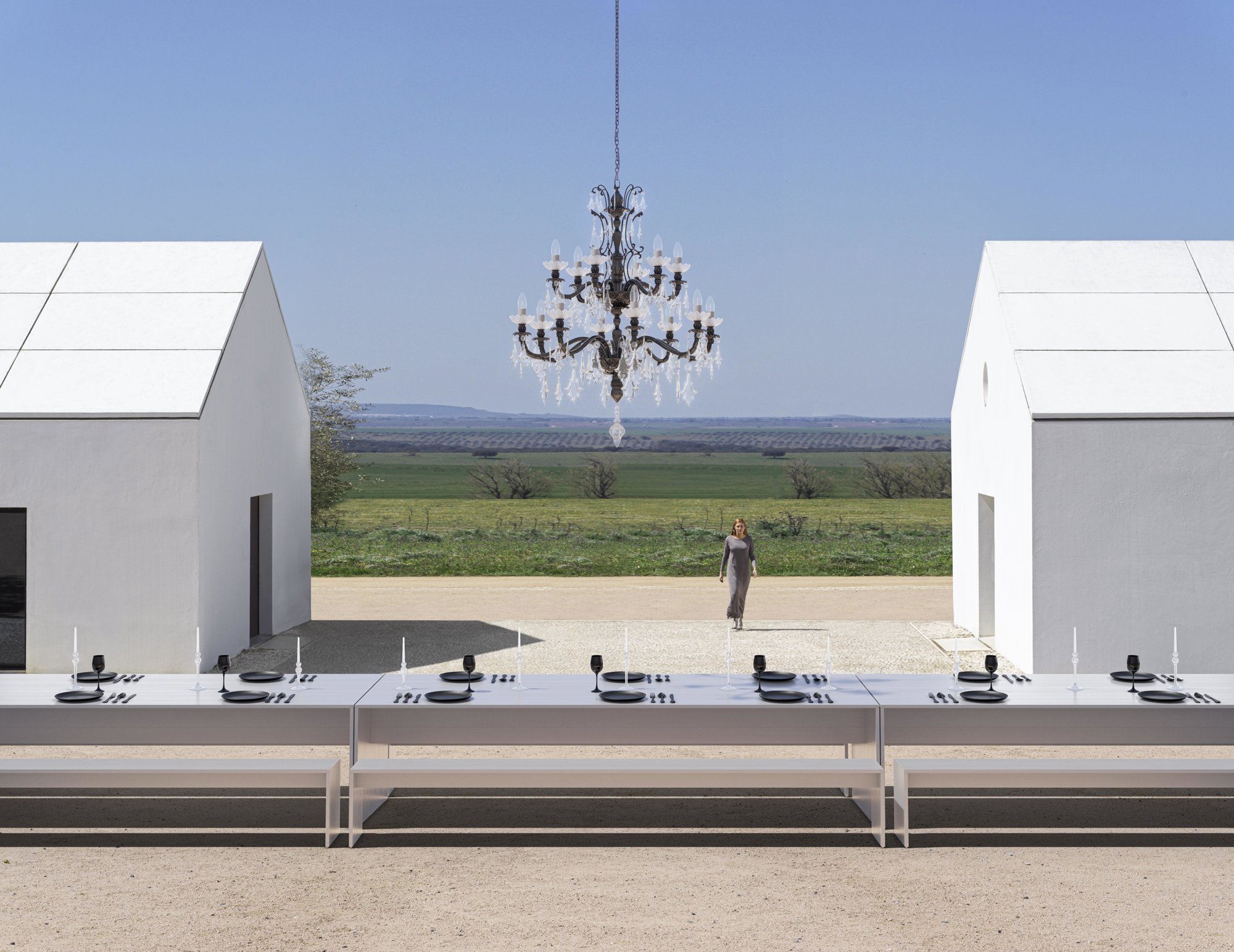 GBmodular dining table 300 bench 290 anodized 04