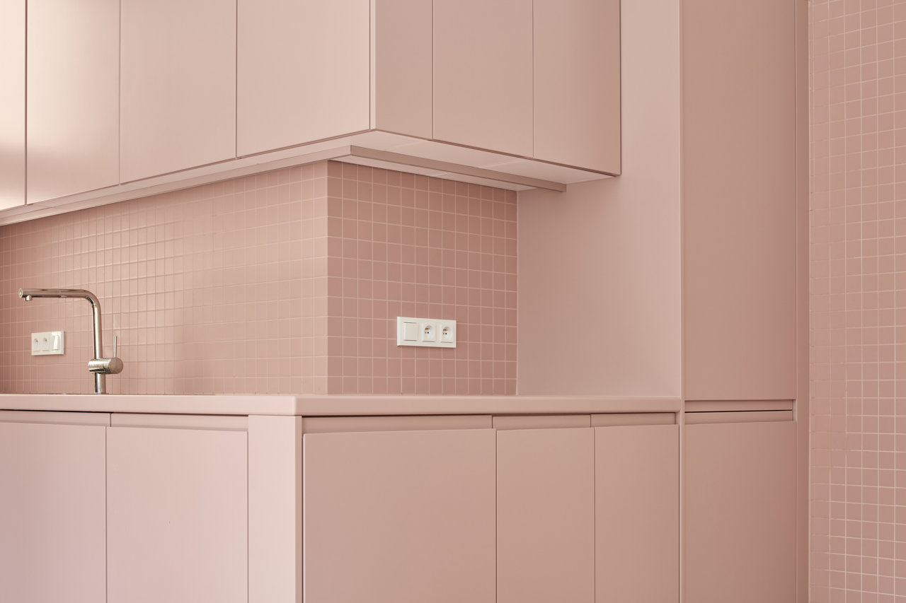 Una cocina impoluta en Praga 