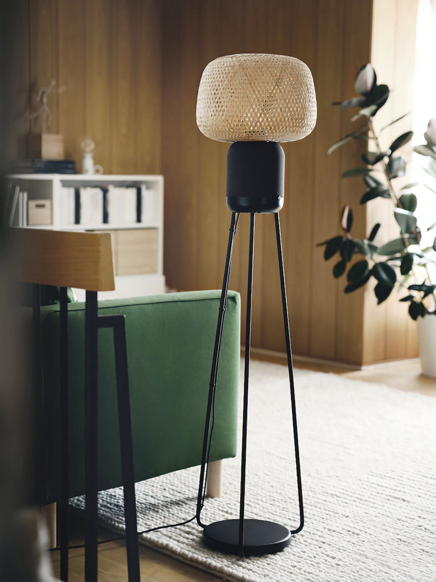 Lámpara con altavoz wifi Symfonisk, de IKEA