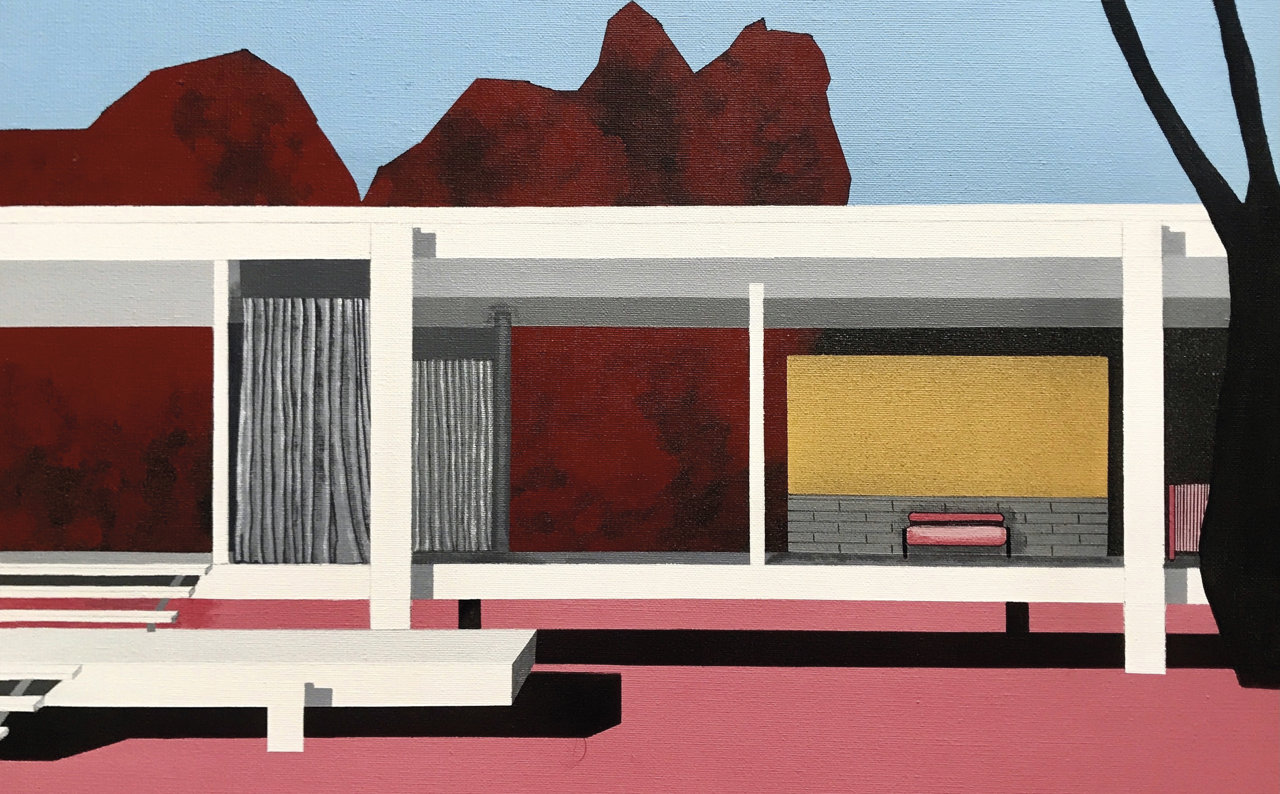 La Farnsworth House en Plano, EE. UU. (1945-1951) de Albert Florent