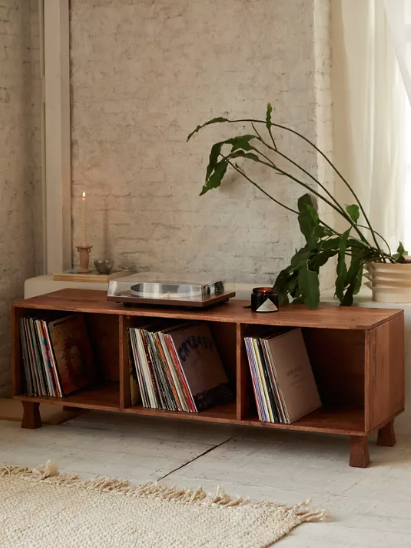 Mueble para vinilo con 3 cuerpos