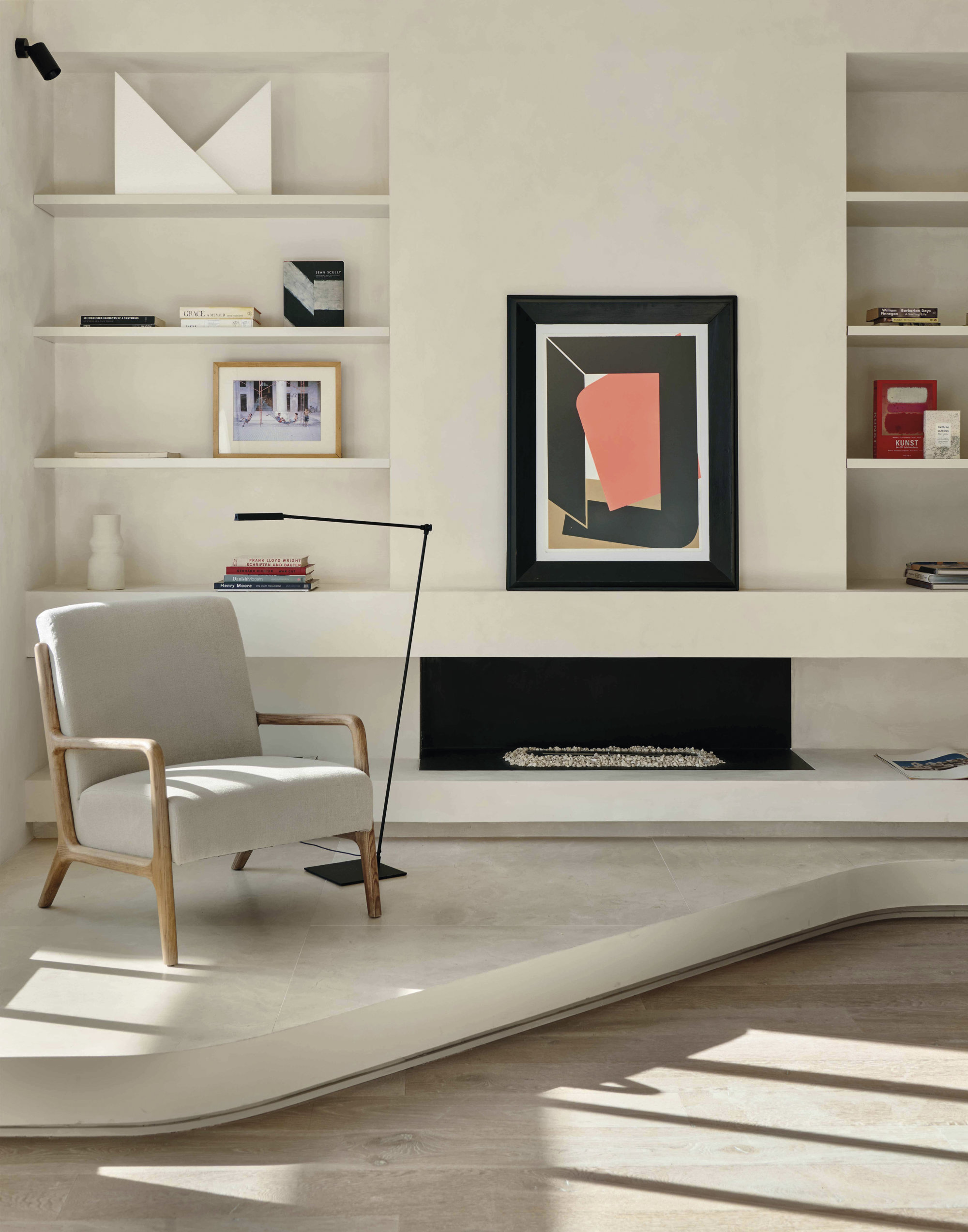 Sobre la chimenea